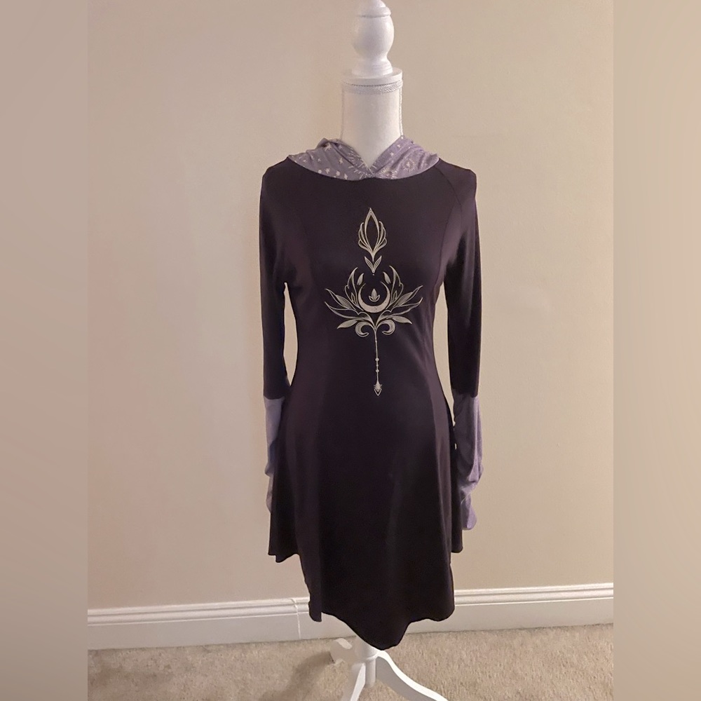 Purple mystical theme dress